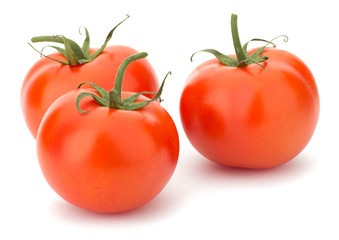 Ripe Tomato isolated on white background