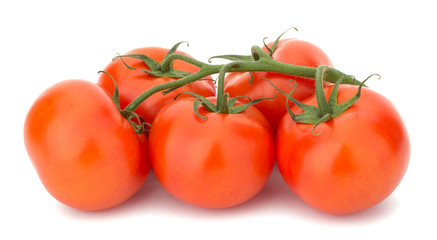 Tomato vegetables isolated on white background