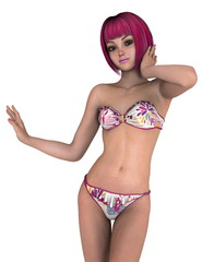 Fototapeta premium 若い女性