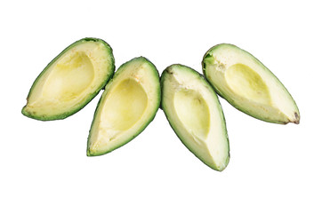 avocatto on a white background