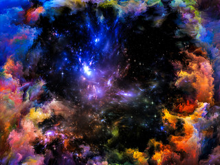 Fototapeta na wymiar Nebula Dynamics