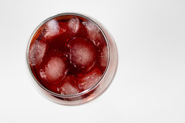 Glass of sangria