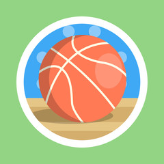 Basketball ball illustration