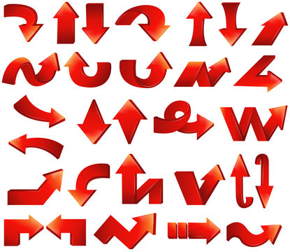 Type of various arrow set 2