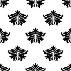 Vintage floral seamless pattern