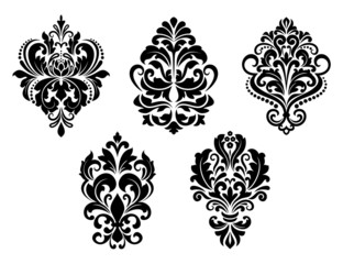 Foliate and floral design elements