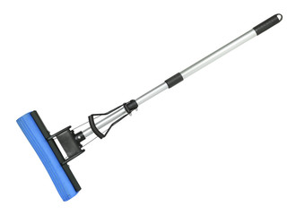 Sponge mop isolated on white background
