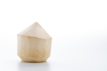 Coconut isolated on white