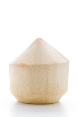 Coconut isolated on white