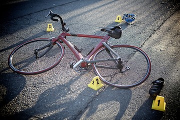 Naklejka premium Bike Crime Scenes