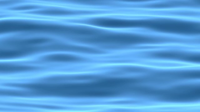 Blue abstract water surface animated background