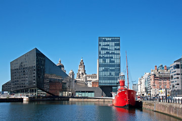 View of Liverpool's historic waterfront
