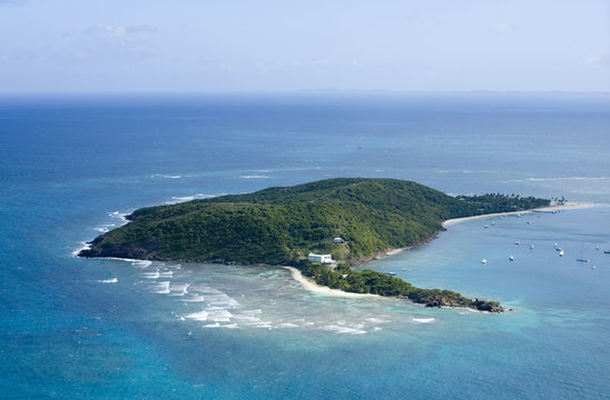 Palomino Island from the air Puerto Rico