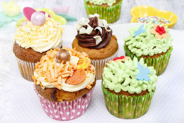Colorful cupcakes