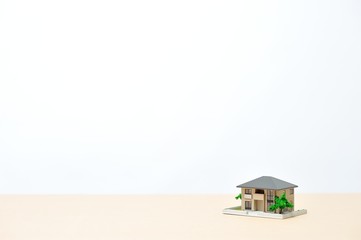 Fototapeta na wymiar Pełna modelu domu
