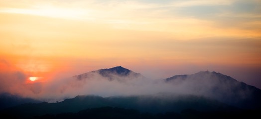 Clouds Over The Mountains