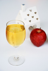 Apple juice and apple