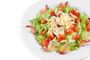 Salad with seafood