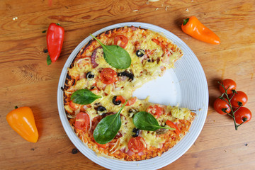 fresh  pizza