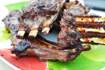 roast rib pork