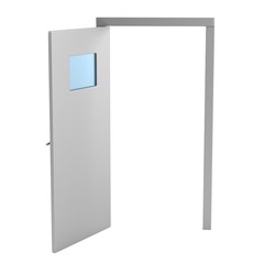 realistic 3d render of kitchen door