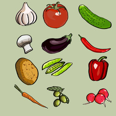 Vegetable set
