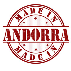 Made in Andorra stamp