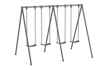 realistic 3d render of swing