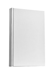 Naklejka premium book notebook textbook white blank paper template