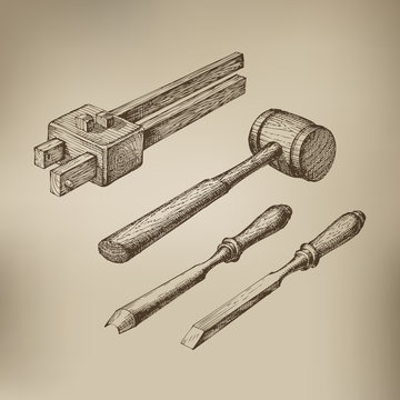 Tools. Vector format