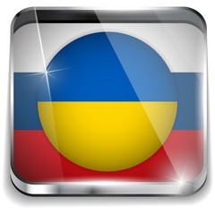 Ukraine and Russia conflict for Crimea Icon