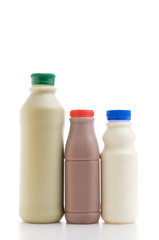 Milk isolated white background