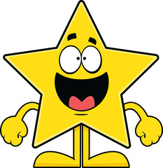 Happy Cartoon Star