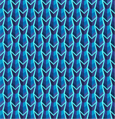 Fototapeta premium Pattern_blue_geometry