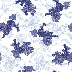 唐獅子　日本的なライオン © daicokuebisu