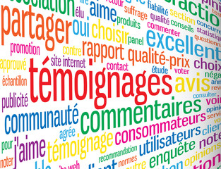 Fototapeta premium Nuage de Tags 