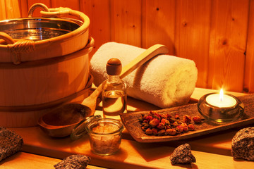 Wellness und Spa in der Sauna