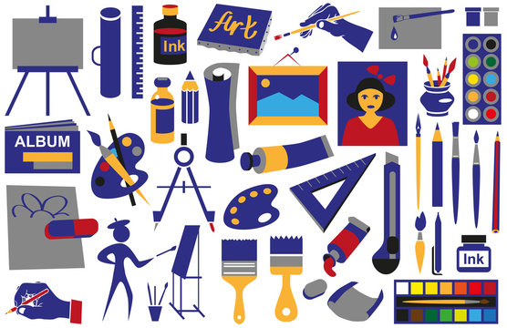 attributes art icons