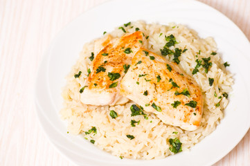 Chicken Breast with Rice