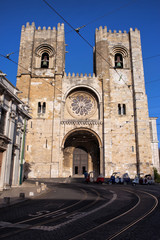 Fototapeta na wymiar Lisbon Cathedral in Portugal