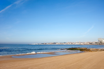 Beach by the Atlantic Ocean in Cascais