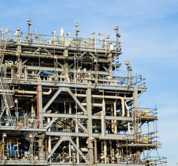 Fototapeta na wymiar liquefied natural gas Refinery Factory