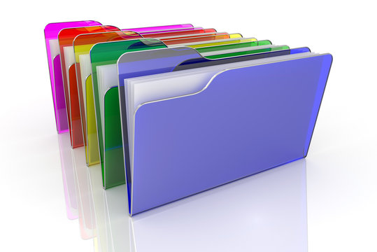 colored folder