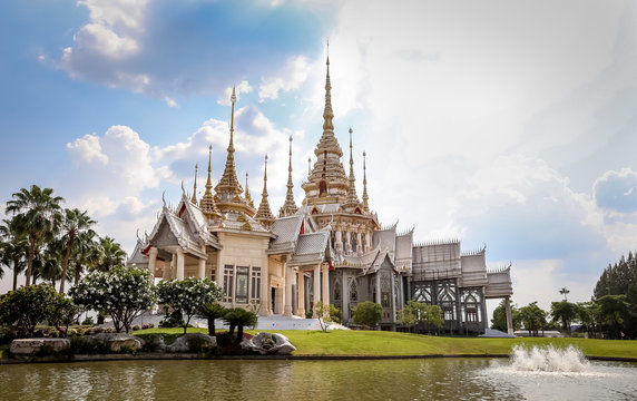 Thai temple in Pakchong, Thailand