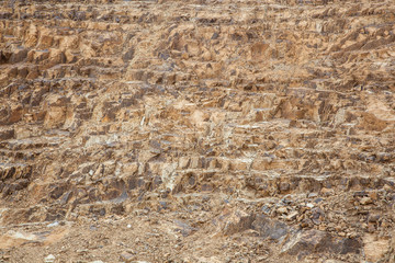 Soil and rock  layers in the world