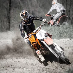 Abwaschbare Fototapete Foto des Tages Motocross-Rennen