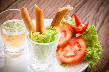 Deep fried spring roll