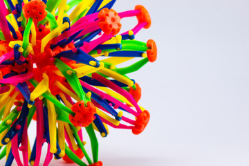 Colourful of plastic toy