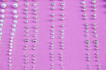 Fototapeta na wymiar Earrings with pearls