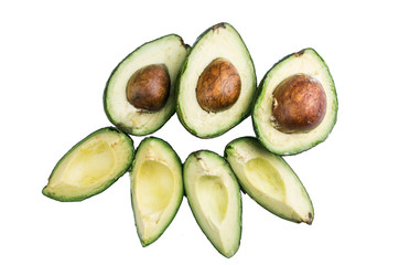 avocatto on a white background
